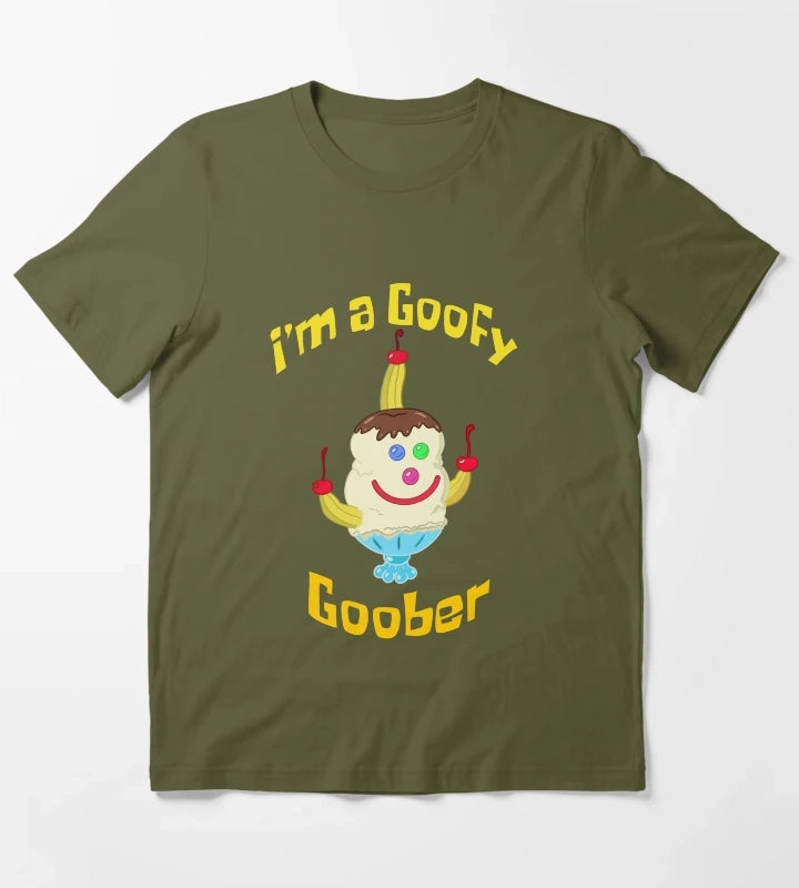 Goofy Goober T-Shirt Olive Green