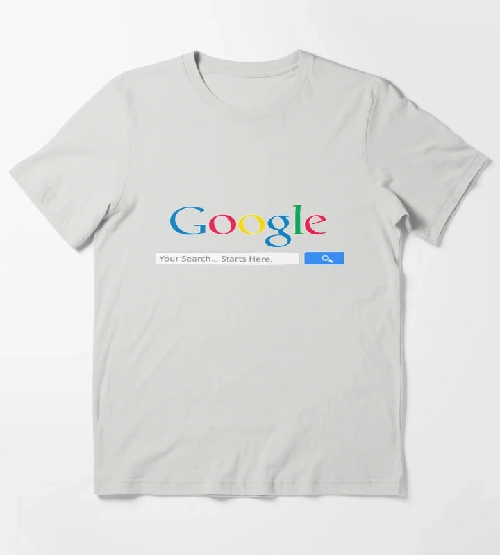 Google search engine T-Shirt Light Grey