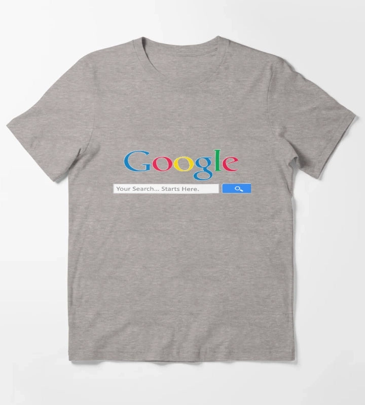 Google search engine T-Shirt Heather Grey