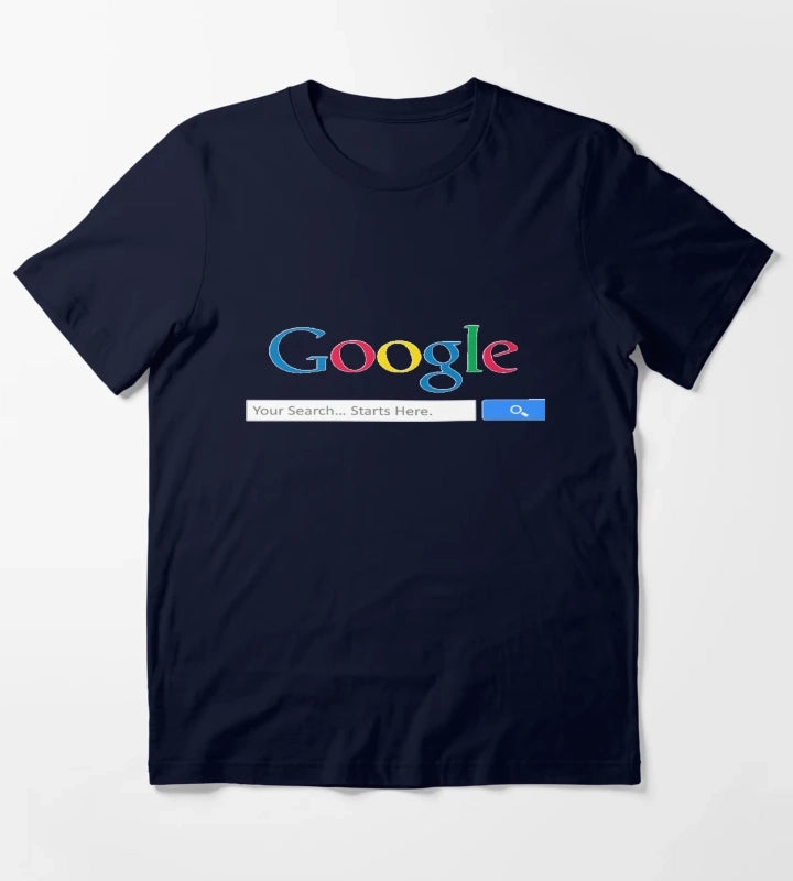 Google search engine T-Shirt Navy