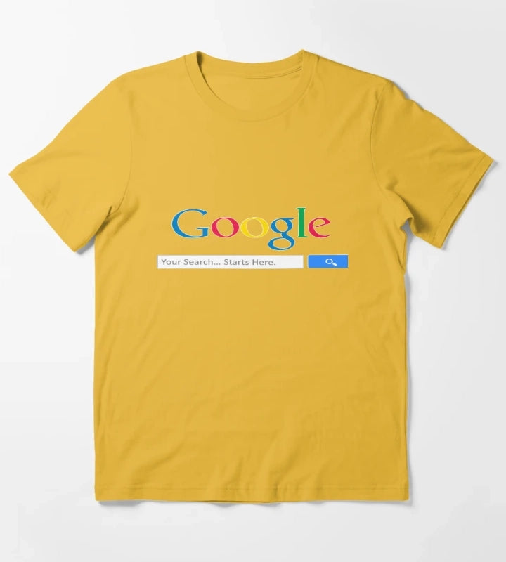 Google search engine T-Shirt Yellow
