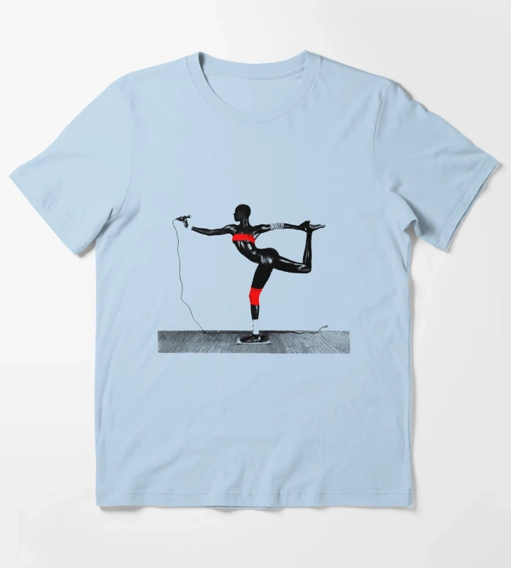 Grace Jones Island Life T-Shirt Sky Blue