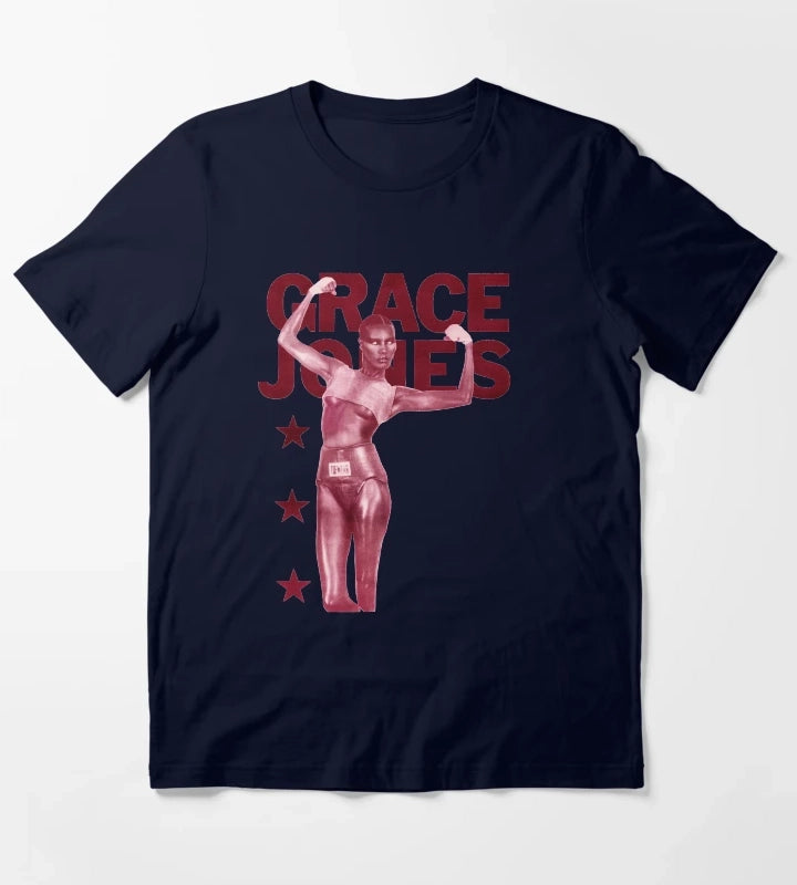 Grace Jones T-Shirt Navy