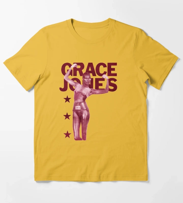 Grace Jones T-Shirt Yellow