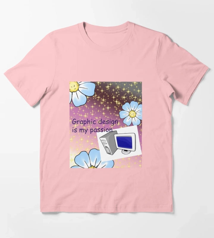 Graphic design is my passion T-Shirt Dark Grey