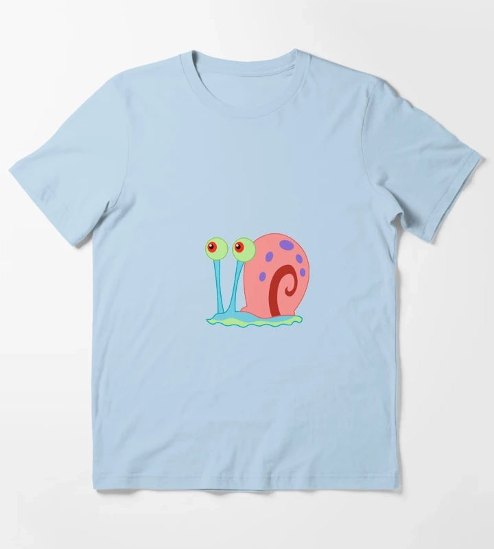 Gray the snail T-Shirt Sky Blue