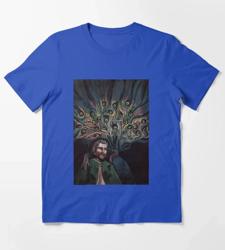 Great Model Role Disco Elysium Playing Game Gifts Movie Fans T-Shirt Blue