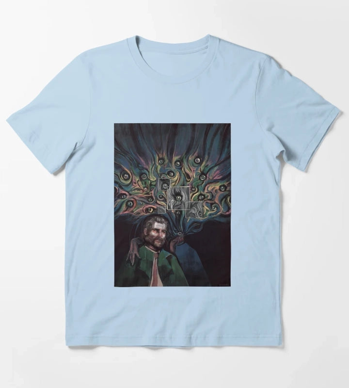 Great Model Role Disco Elysium Playing Game Gifts Movie Fans T-Shirt Sky Blue
