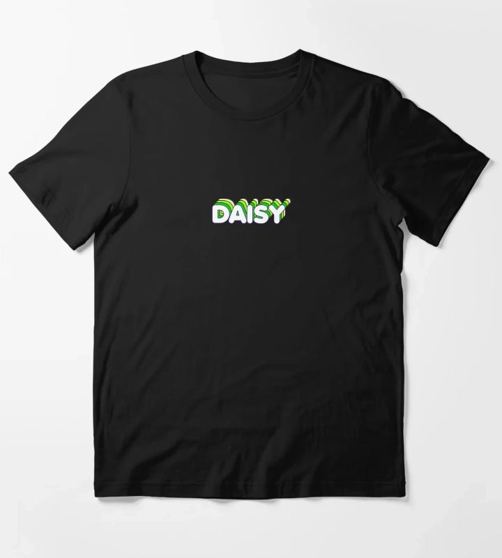 Green Layers Daisy Name Label T-Shirt