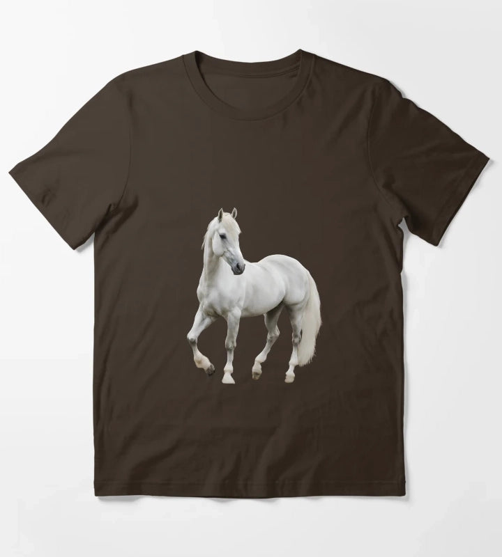 Grey Horse Lipizzaner T-Shirt Brown