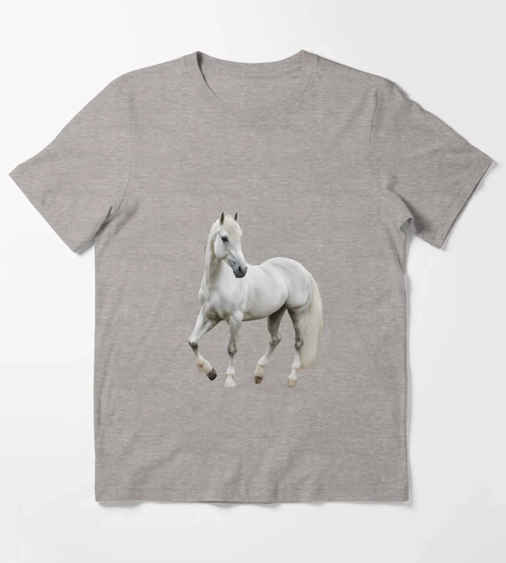 Grey Horse Lipizzaner T-Shirt Heather Grey