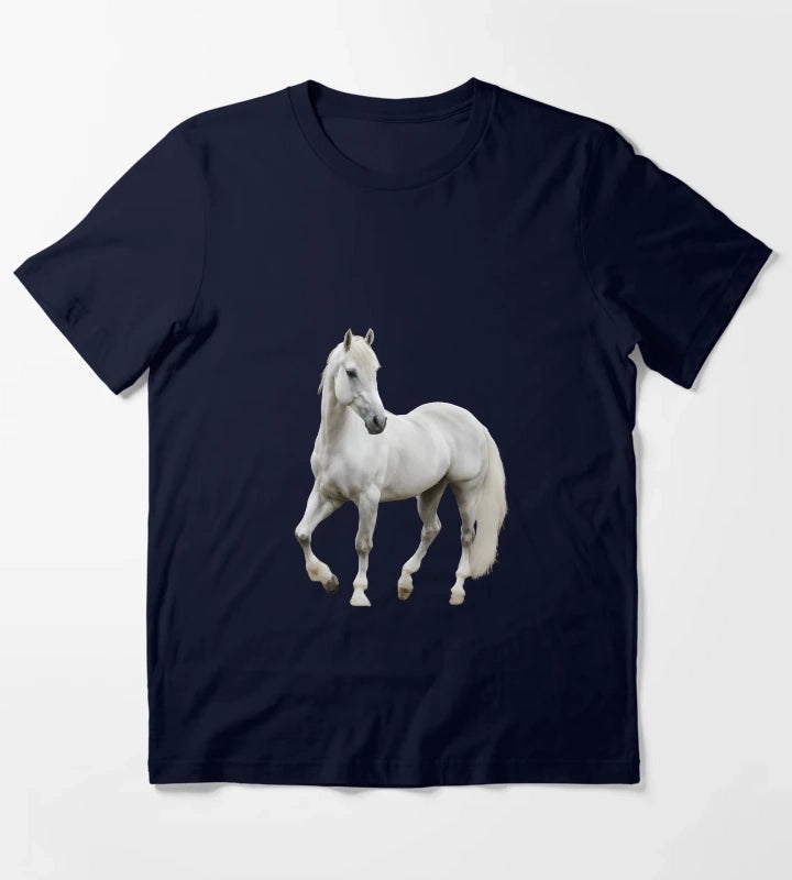 Grey Horse Lipizzaner T-Shirt Navy