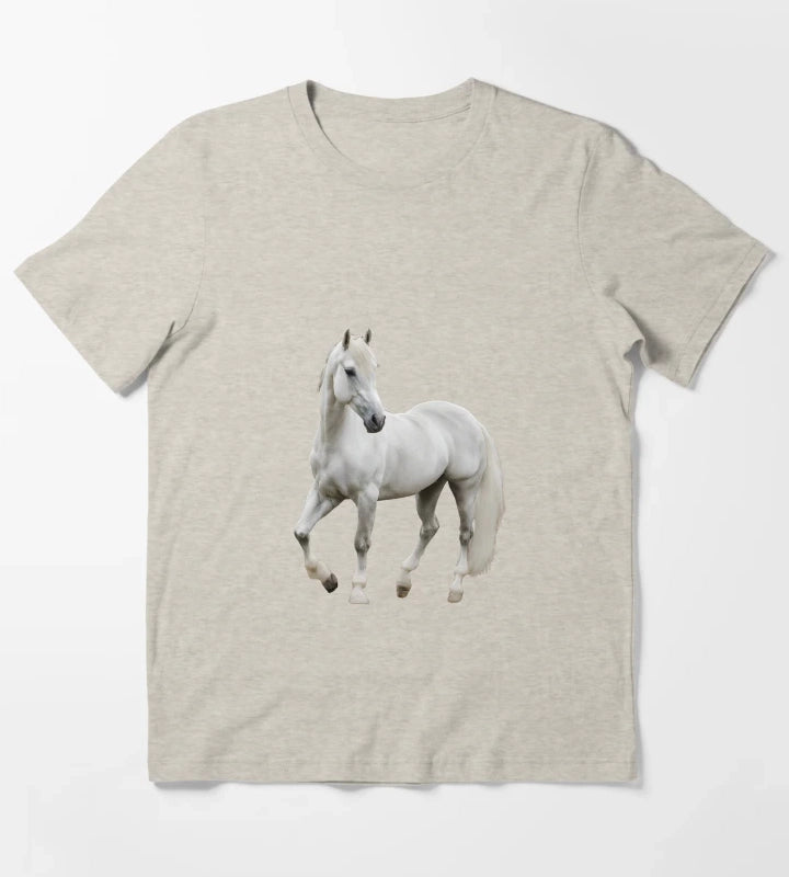 Grey Horse Lipizzaner T-Shirt Cream
