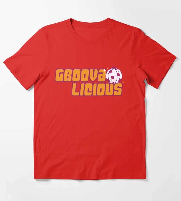 Groovalicious Sparkle T-Shirt Red