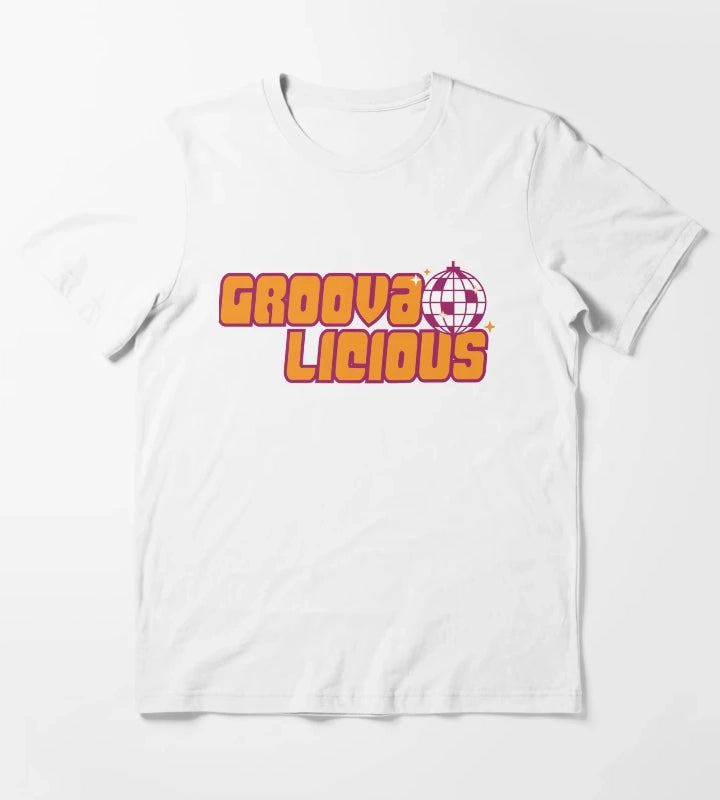 Groovalicious Sparkle T-Shirt White