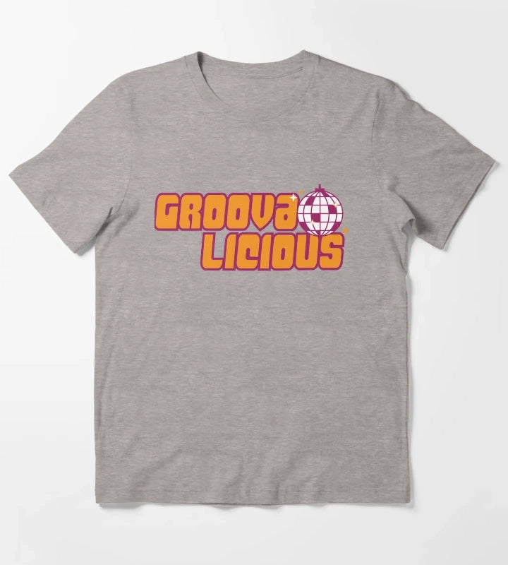 Groovalicious Sparkle T-Shirt Heather Grey