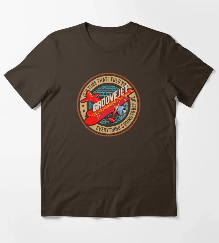 GrooveJet T-Shirt Brown