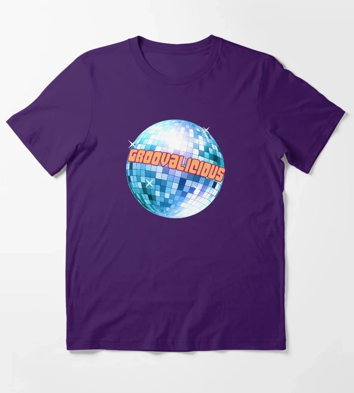 Groovy Around the World T-Shirt Purple