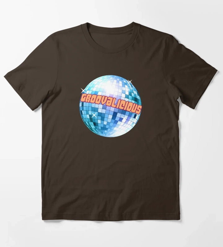 Groovy Around the World T-Shirt Brown