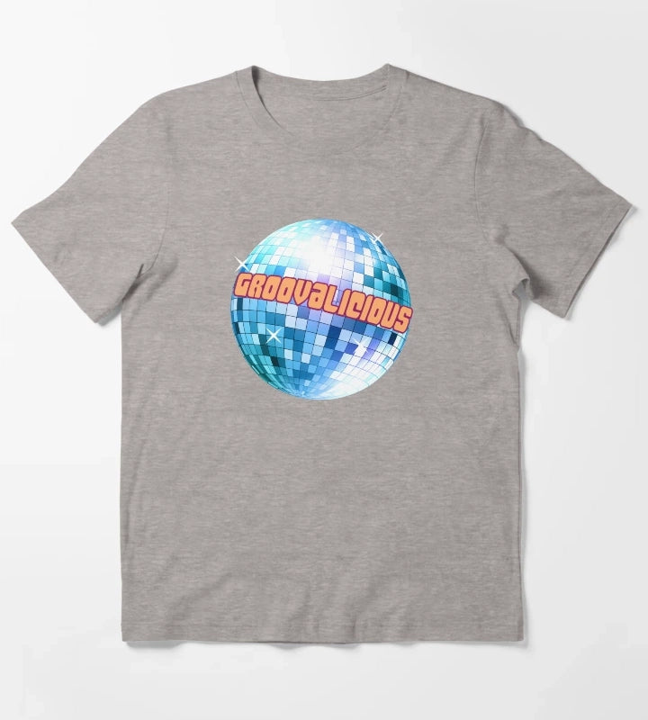 Groovy Around the World T-Shirt Heather Grey