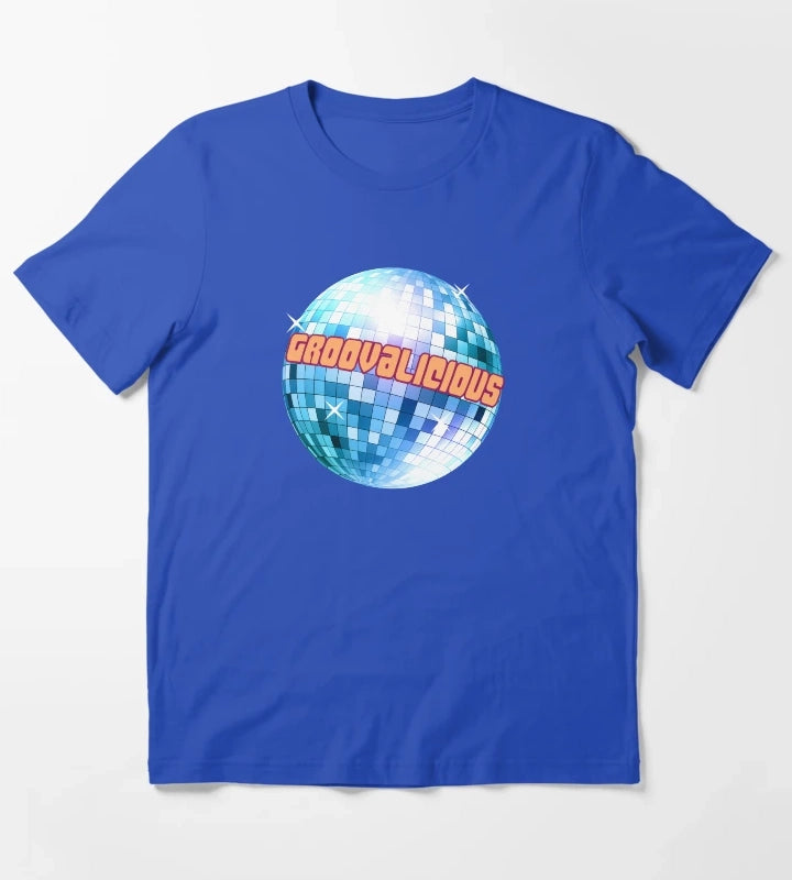 Groovy Around the World T-Shirt Blue