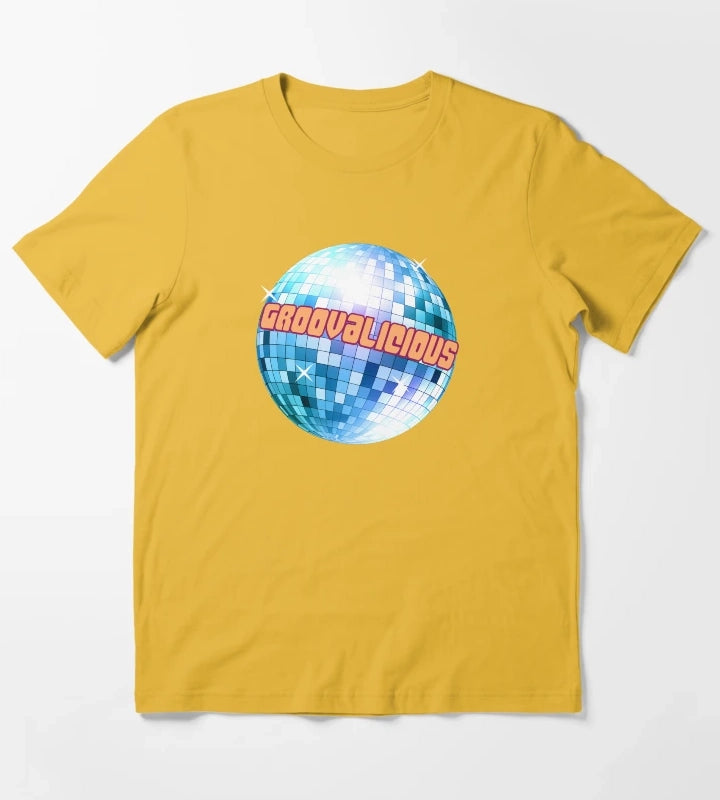 Groovy Around the World T-Shirt Yellow