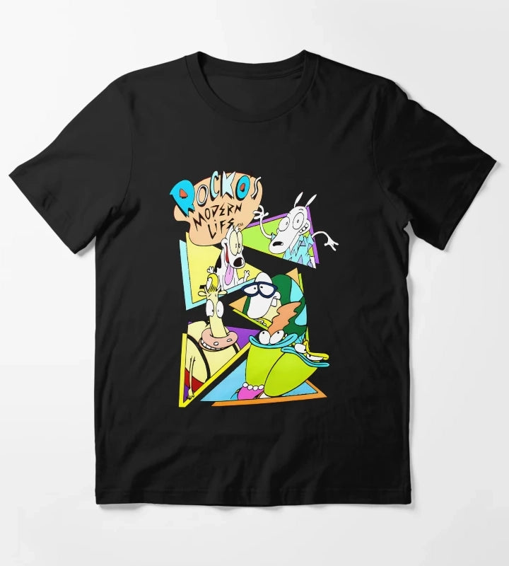Group of Friends Cartoon Characters T-Shirt