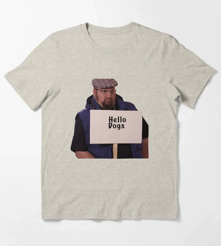 Gustavo Hello Dogs T-Shirt Cream