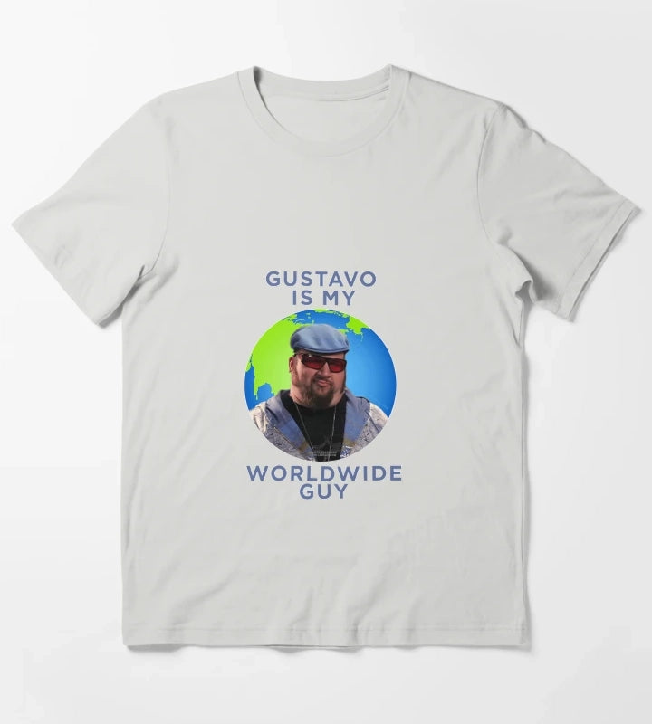 Gustavo is my Worldwide Guy T-Shirt Light Grey