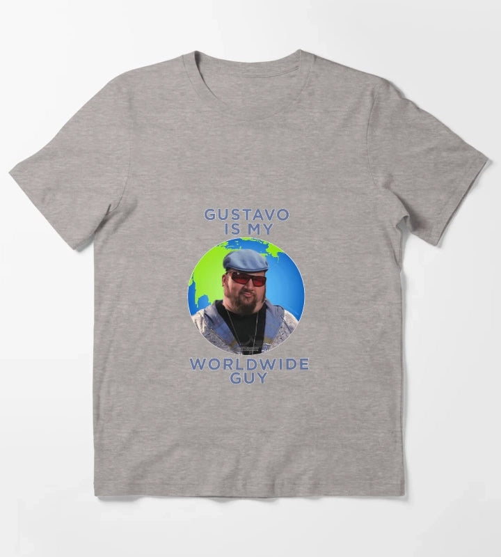 Gustavo is my Worldwide Guy T-Shirt Heather Grey