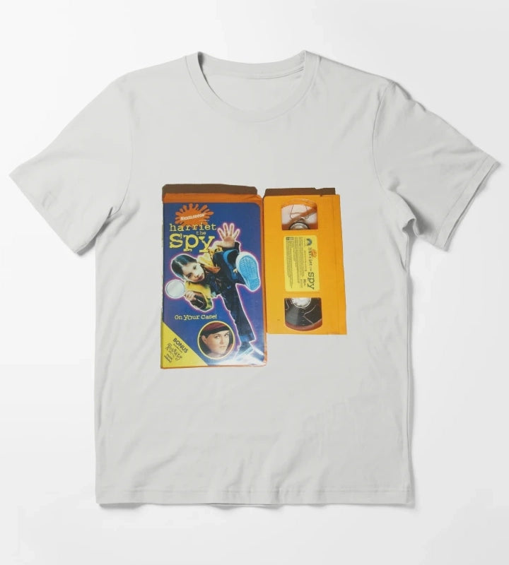HARRIET THE SPY VHS TAPE T-Shirt Light Grey