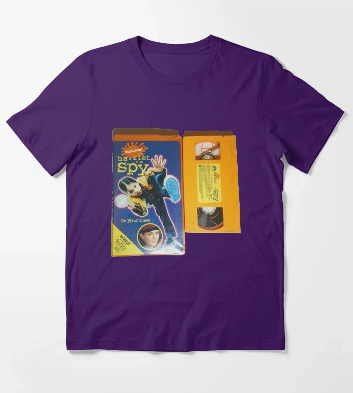 HARRIET THE SPY VHS TAPE T-Shirt Purple