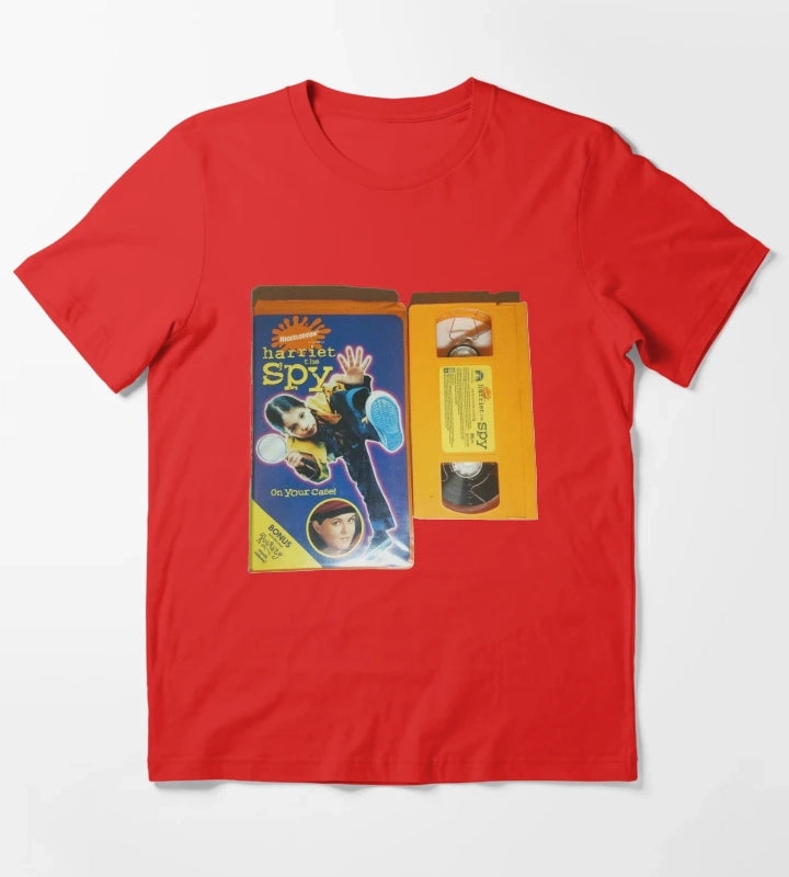 HARRIET THE SPY VHS TAPE T-Shirt Red