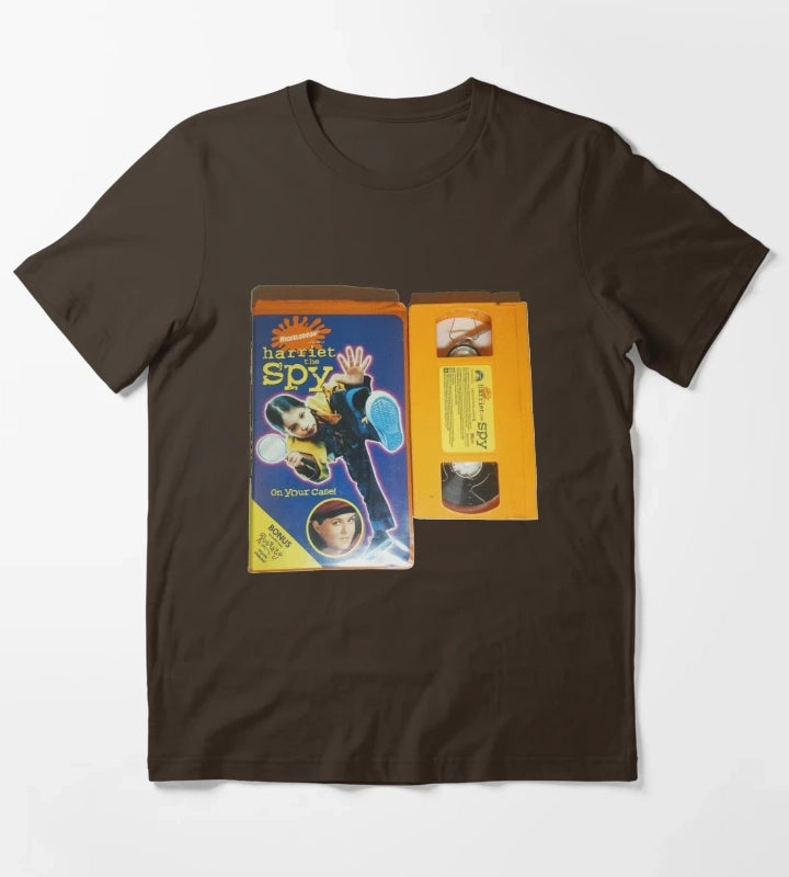 HARRIET THE SPY VHS TAPE T-Shirt Brown