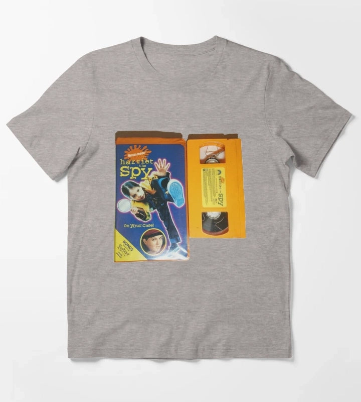 HARRIET THE SPY VHS TAPE T-Shirt Heather Grey