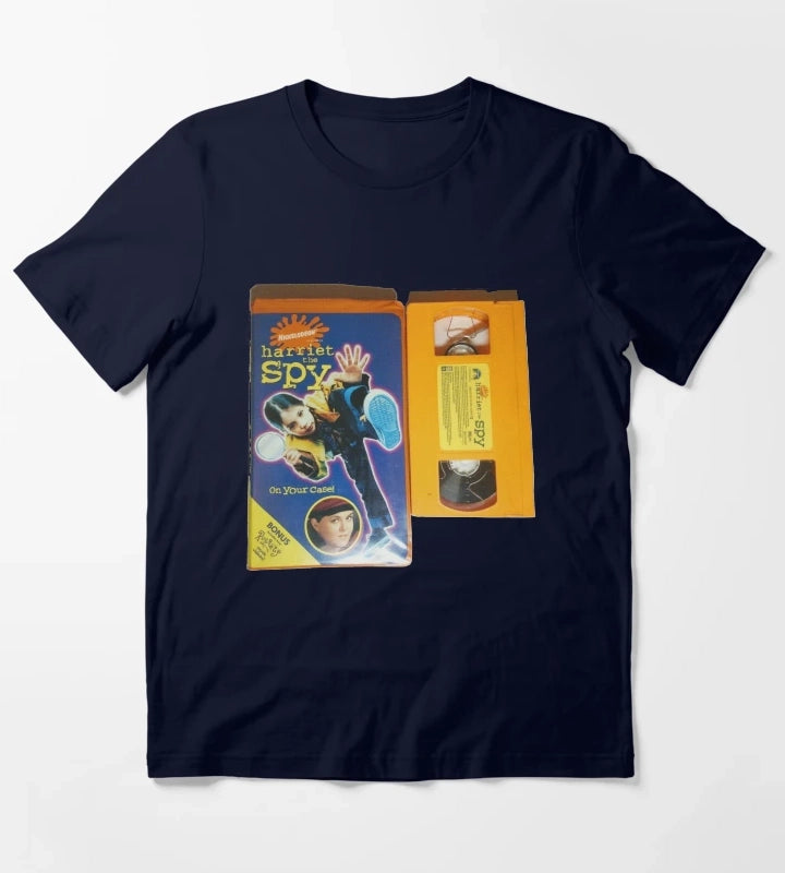 HARRIET THE SPY VHS TAPE T-Shirt Navy