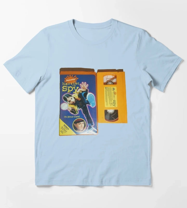 HARRIET THE SPY VHS TAPE T-Shirt Sky Blue