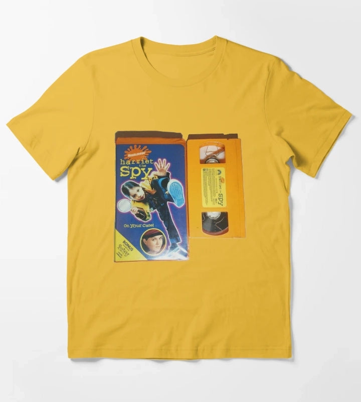 HARRIET THE SPY VHS TAPE T-Shirt Yellow