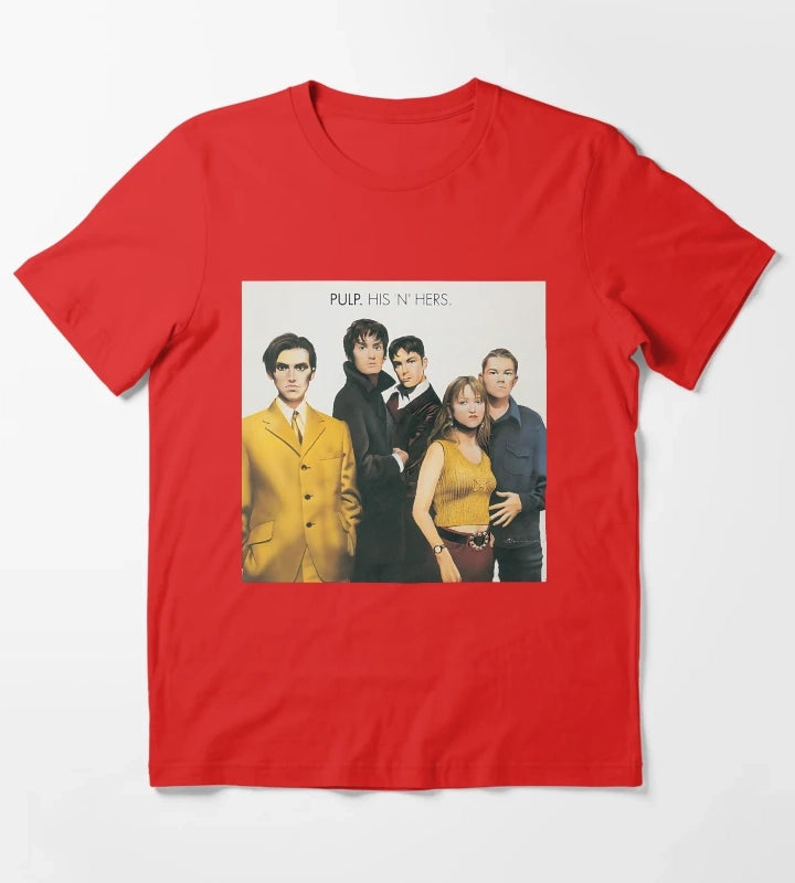 HIS N HERS Vinyl Classic T-Shirt Red