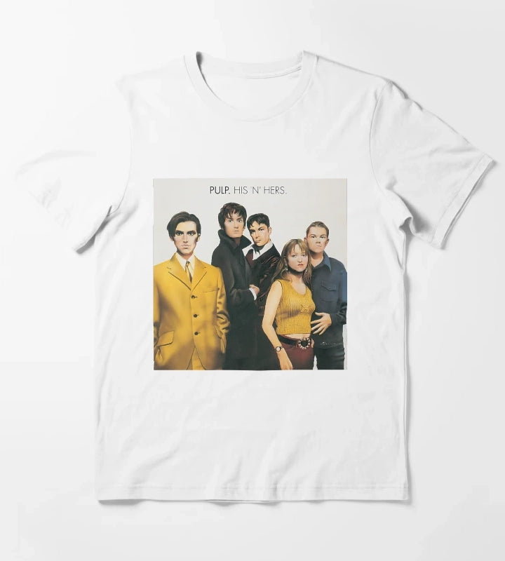 HIS N HERS Vinyl Classic T-Shirt White