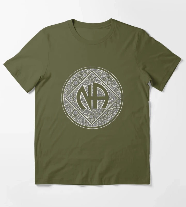 HOT SELLER NA Mandala T-Shirt Olive Green