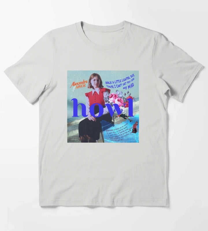 HOWL T-Shirt Light Grey