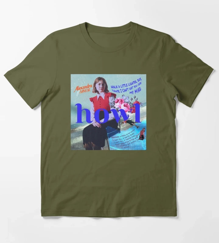 HOWL T-Shirt Olive Green