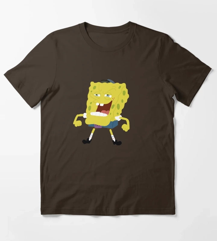 Hall Monitor Spongebob T-Shirt Brown