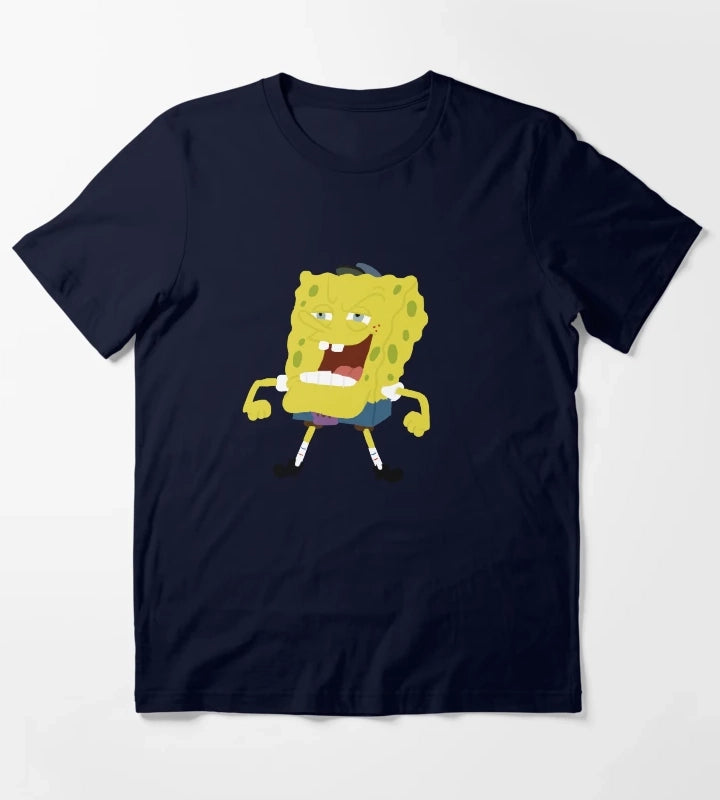 Hall Monitor Spongebob T-Shirt Navy