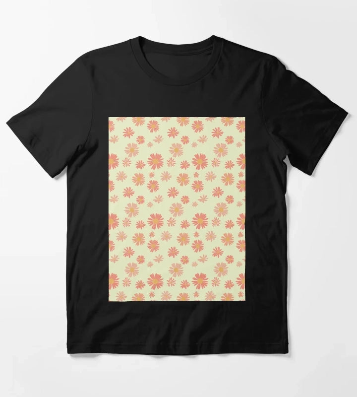 Hand drawn daisy flower pattern T-Shirt
