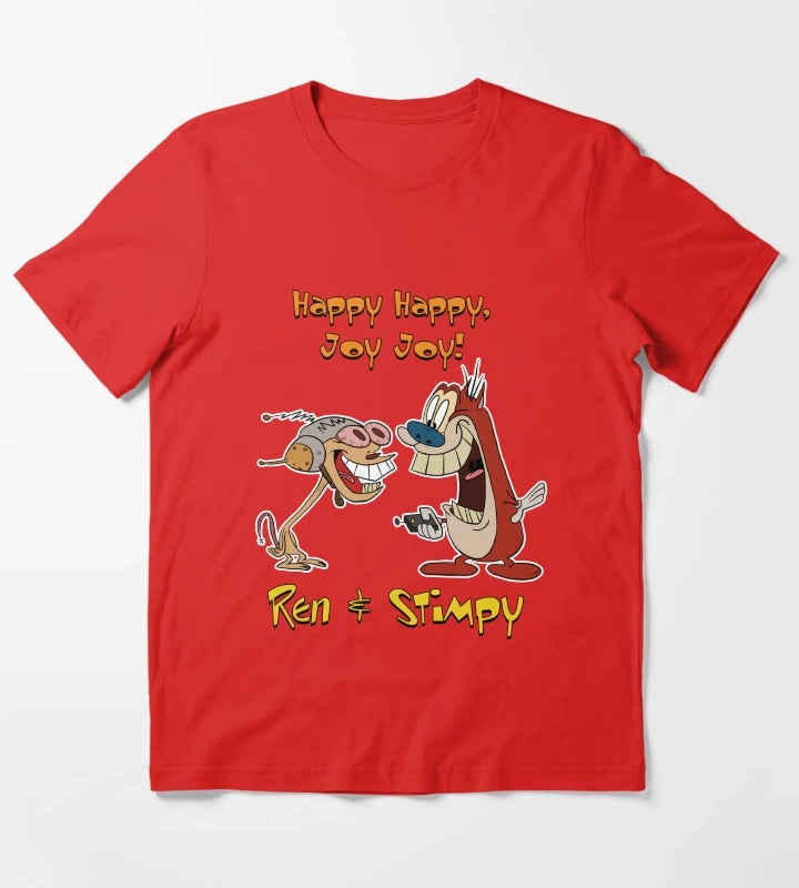 Happy Happy Joy Joy T-Shirt Red