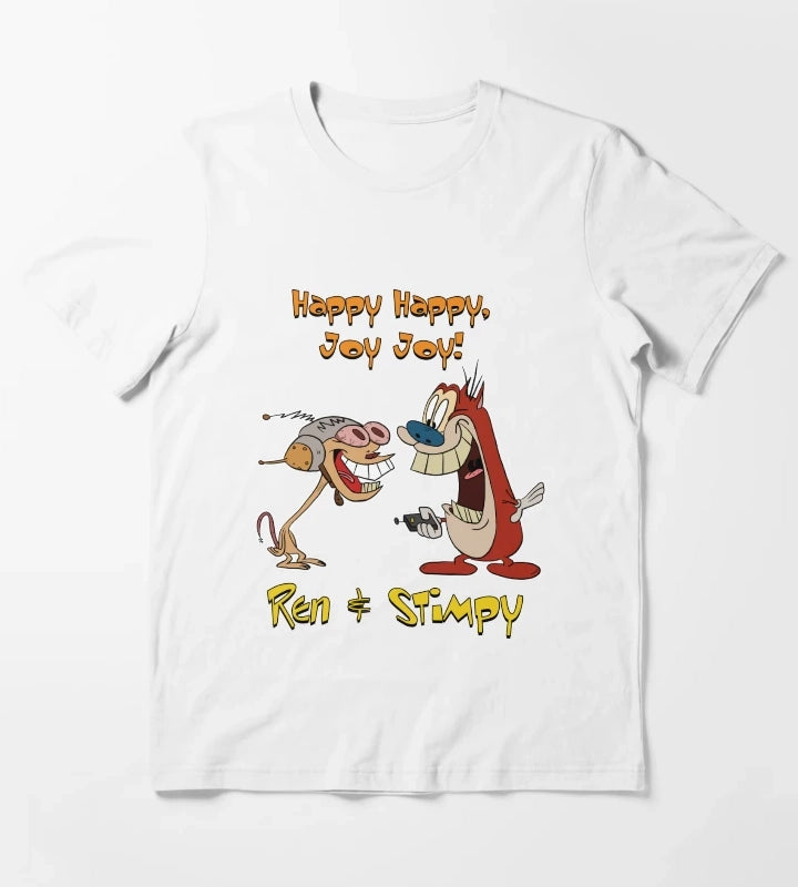 Happy Happy Joy Joy T-Shirt White