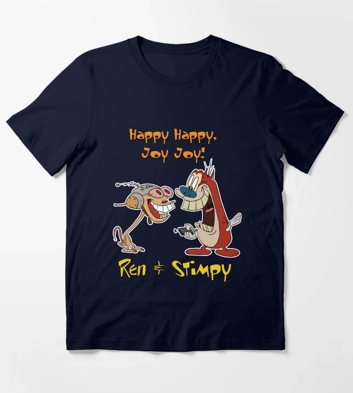Happy Happy Joy Joy T-Shirt Navy