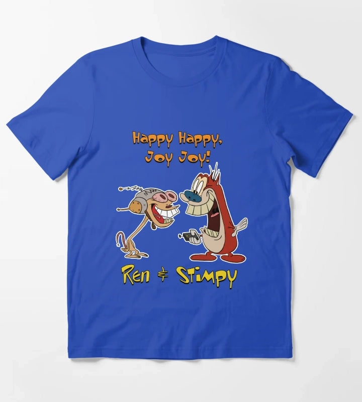 Happy Happy Joy Joy T-Shirt Blue